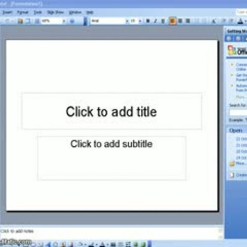 How to use MS PowerPoint