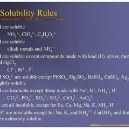 McEachern Net Ionic Equations