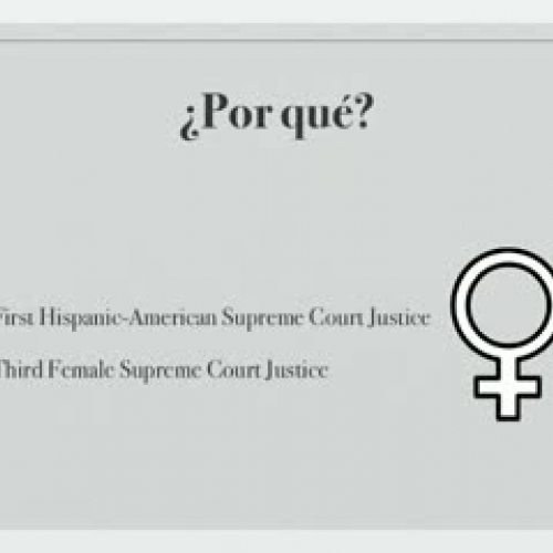 Sonia Sotomayor (Hispanic Heritage Month)