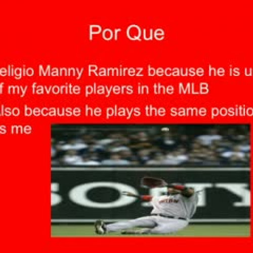 Manny Ramirez ppt.
