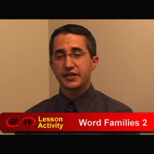 2it Language Arts Word Families SMART Board