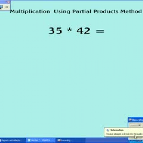 Partial Products