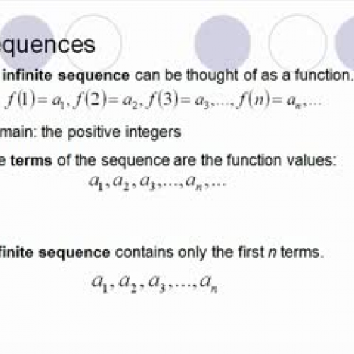 9.1 Sequences and Series