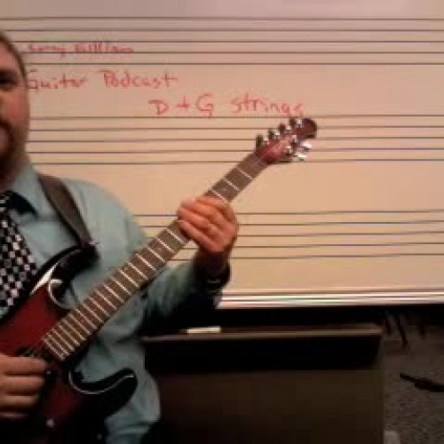 Guitar Notes on D &amp; G Strings