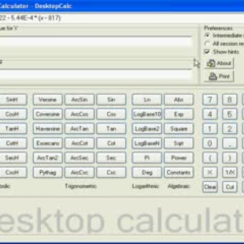 Desktop Calculator - DesktopCalc