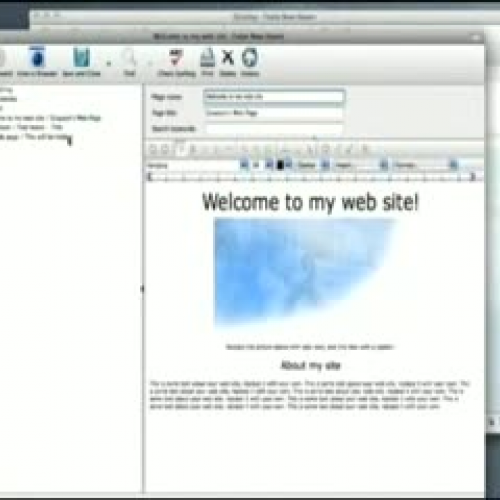 FirstClass - Hiding webpages