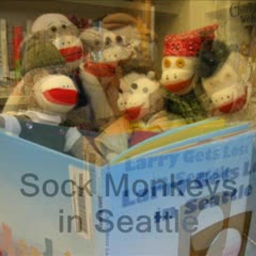 Sock Monkeys in Seattle