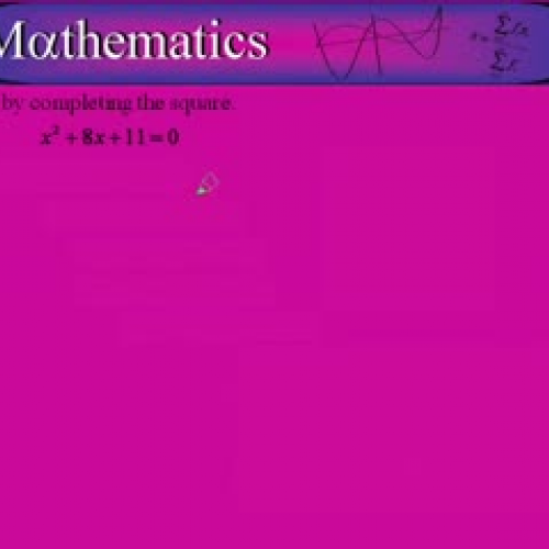 Completing the Square