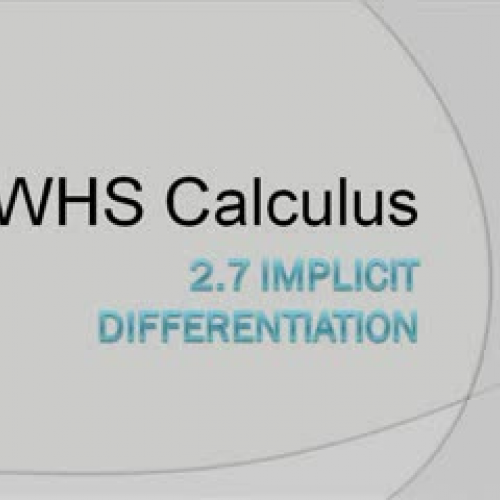 2.7 Calc. Implicit Differentiation_Hillman