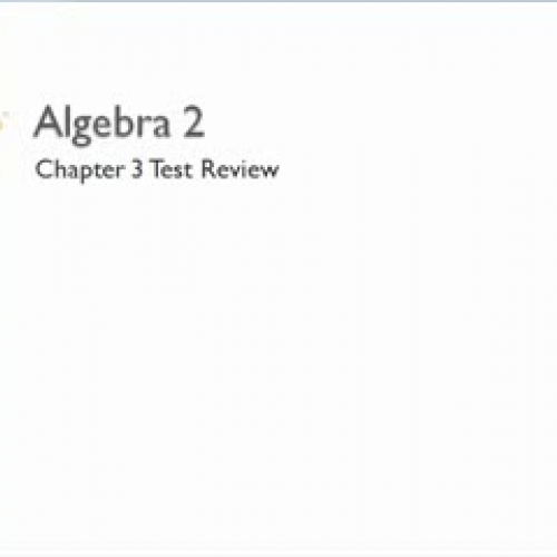 Chapter 3 Review Alg 2 _ Smith