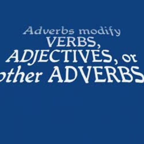 Awesome Adverbs