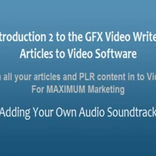 Turn Articles Into Videos