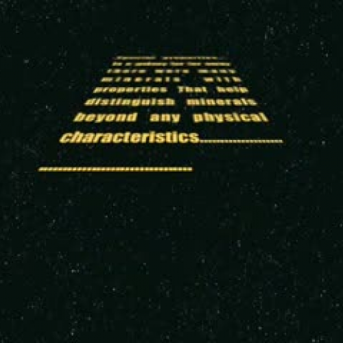 Mineral Special Properties