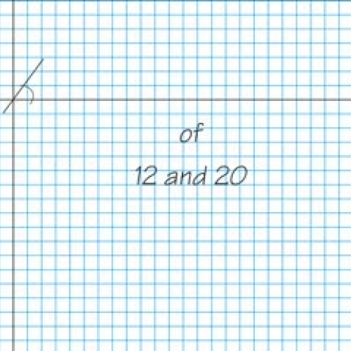 2.1 Finding GCF &amp; LCM Graphically No Calc