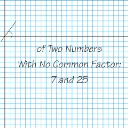2.2 Find GCF &amp; LCM Visually-Num w/o Commo