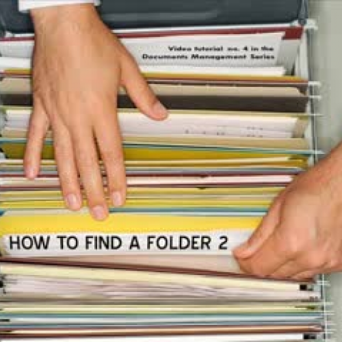 Finding a Folder Using Key Words
