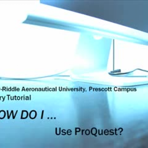 How to Use Proquest
