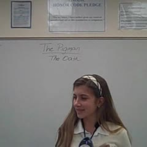 The Pigman Chapter Acting Performance 1-5