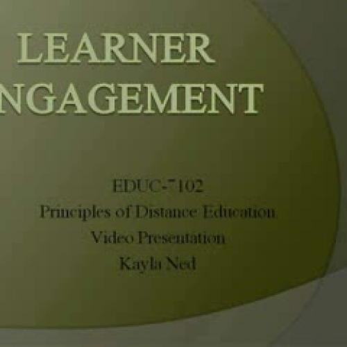 Learner Engagement