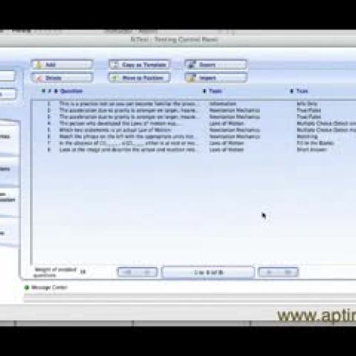 fcTest - Manage Questions