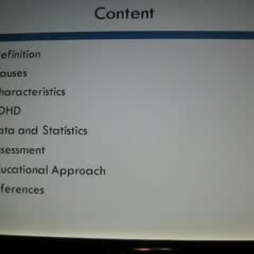 SPED 602: Emotional and Behavioral Disorders