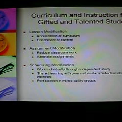 Gifted and Talented Students Part 4