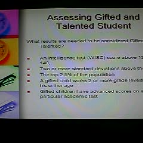 Gifted and Talented Student Part 3