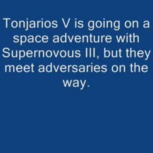 Tonjorios V Meets SuperNova III in Space