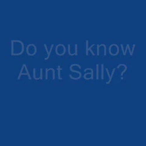 who's aunt sally