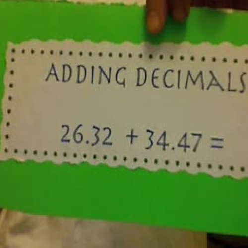 Decimals for Ms Chong