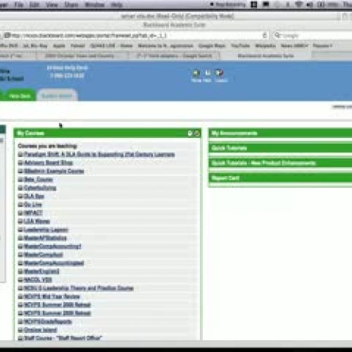 Blackboard Course Export