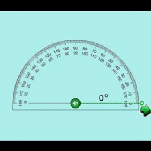 Reading a Protractor