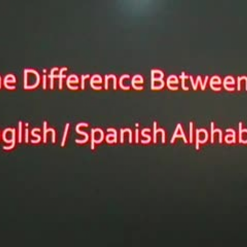 Spanish &amp; English Alphabet