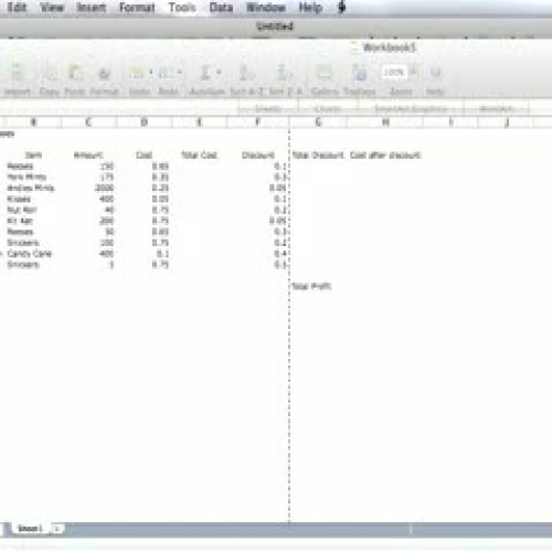 Candy Shop Purchases