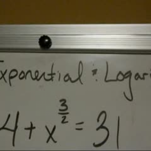 Solve all 3 log_exponential types of eqns