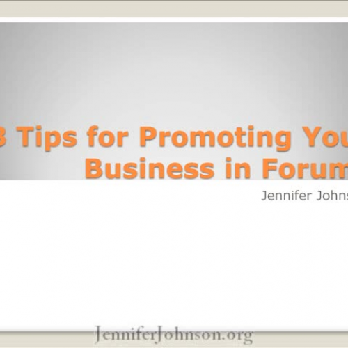 3 Tips For Promoting Your Business in Forums