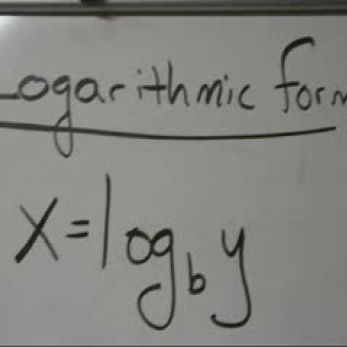 Solve for x in Log and exponential eqns