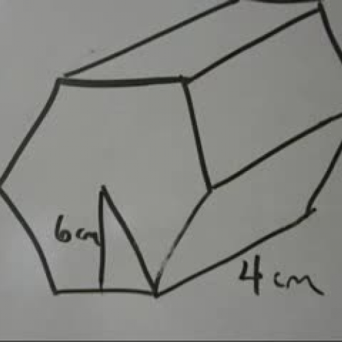 Hexagonal Prism LA and SA from height and apo