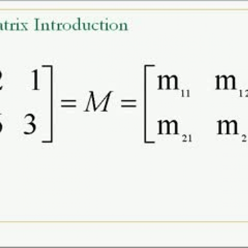 Matrix Introduction