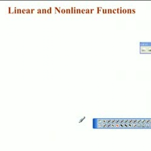 6-5: Lineear &amp; Nonlinear Functions