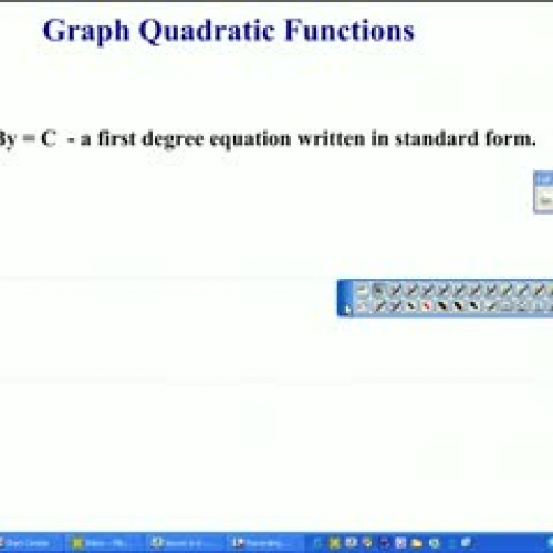 6-6: Graph Quadratic Functions