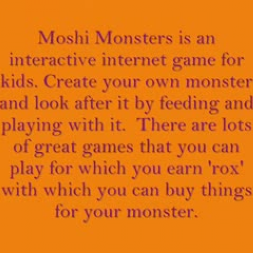 Moshi Monsters