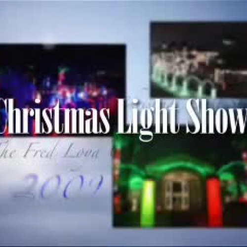 Christmas Light Show 1