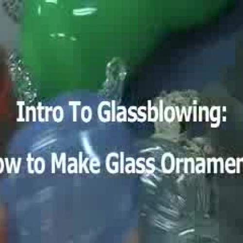 Creating glass ornaments