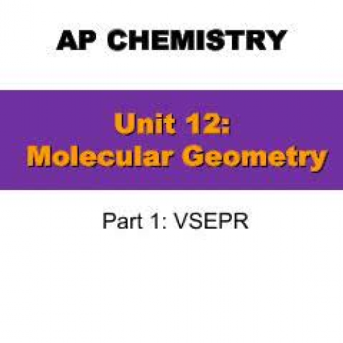 EHS AP Chem Unit 12 part 1
