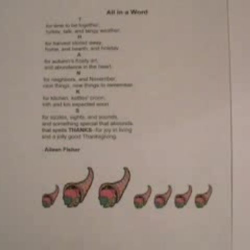 Thanksgiving Preschool