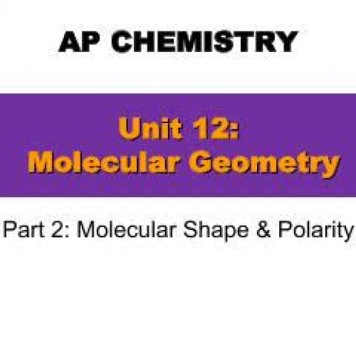 EHS AP Chem Unit 12 part 2