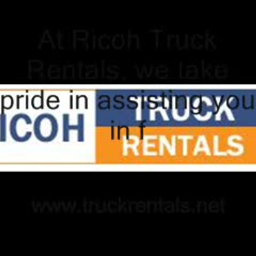 truck rentals