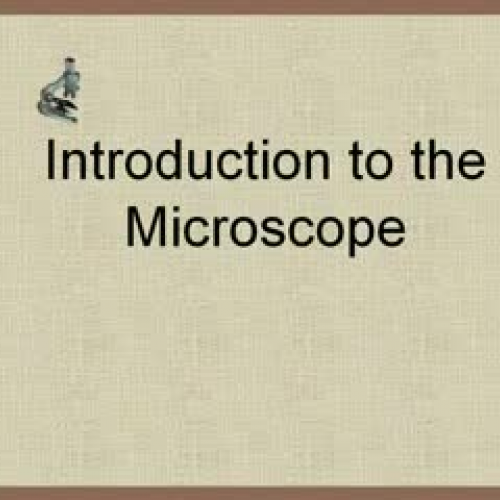 Intoroduction to Microscopes