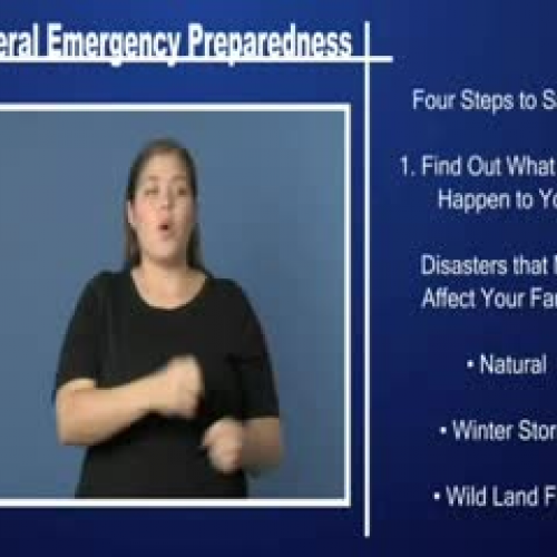 General Emergency Prpareeness Part 1